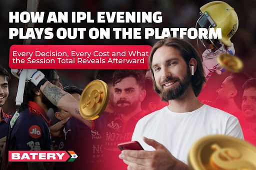 Battery Bet: How an IPL Evening Plays Out on the Platform